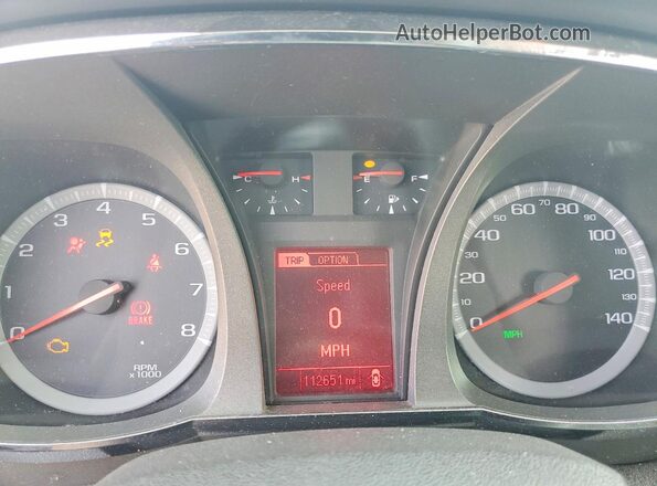 2GKFLPE36G6130139 2016 GMC TERRAIN Black Вид щитка приладів