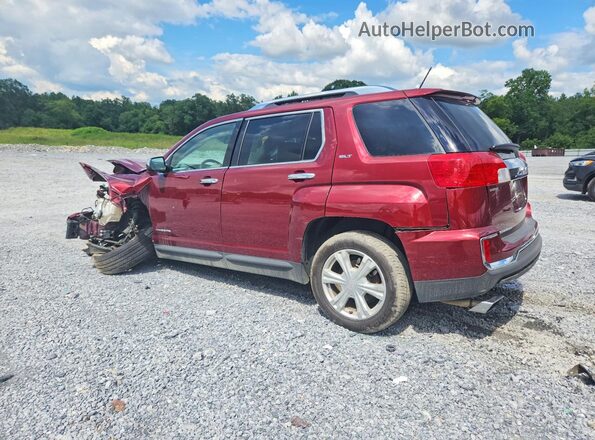 2GKFLPE38G6261895 2016 GMC TERRAIN Burgundy Հետևի ձախ