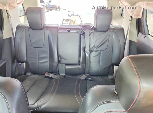 2GKFLPE3XG6162253 2016 GMC TERRAIN Silver Հետևի նստատեղերի տեսք