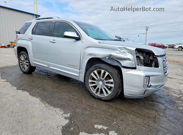 2GKFLRE34H6257985 2017 GMC TERRAIN Silver Przód prawy