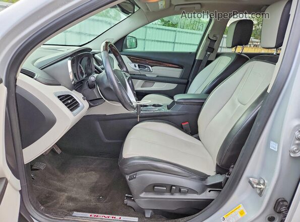 2GKFLRE34H6257985 2017 GMC TERRAIN Silver Widok wnętrza z przodu