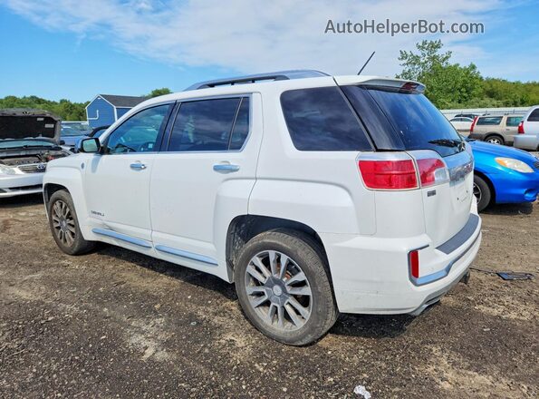 2GKFLRE38H6205565 2017 GMC TERRAIN White Հետևի ձախ