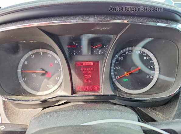 2GKFLRE38H6205565 2017 GMC TERRAIN White Սարքավորումների վահանակի տեսք