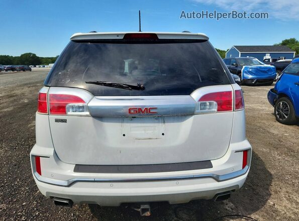 2GKFLRE38H6205565 2017 GMC TERRAIN White Հետևի տեսք