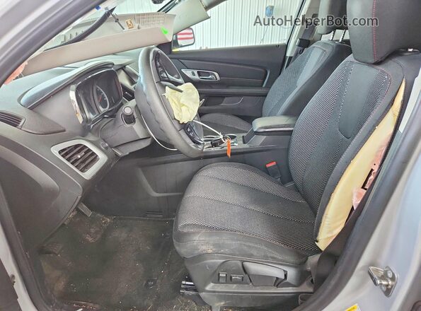 2GKFLSEK0H6280968 2017 GMC TERRAIN Silver Front interior view