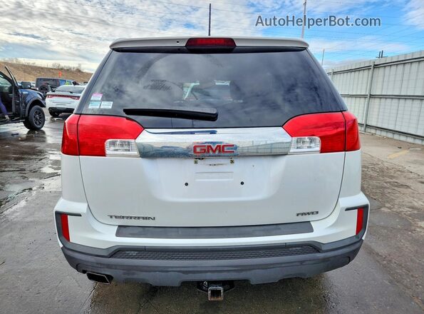 2GKFLSEK1G6184071 2016 GMC TERRAIN White Vista trasera