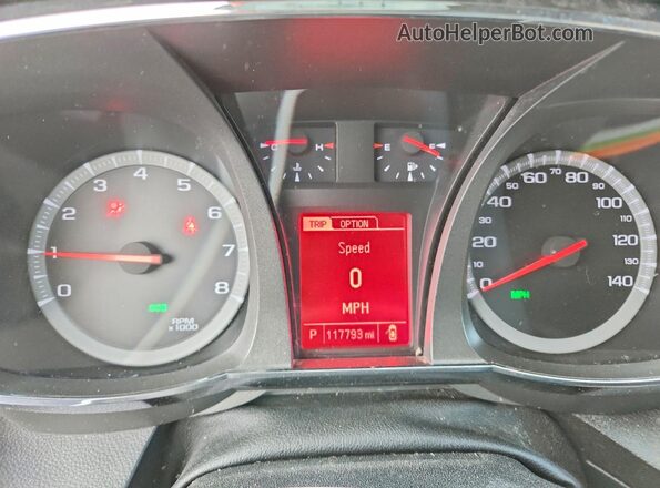 2GKFLSEK1G6184071 2016 GMC TERRAIN White Vista del cuadro de instrumentos