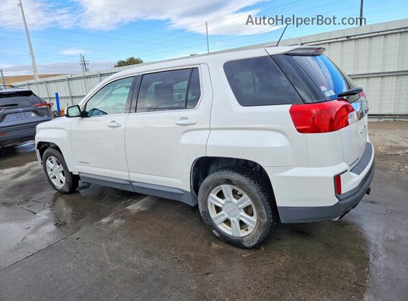 2GKFLSEK1G6184071 2016 GMC TERRAIN White Trasero izquierdo