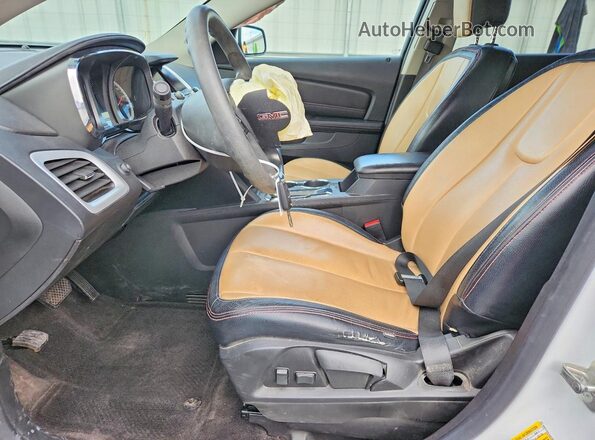 2GKFLSEK1G6184071 2016 GMC TERRAIN White Vista interior delantera