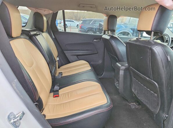 2GKFLSEK1G6184071 2016 GMC TERRAIN White Vista interior trasera