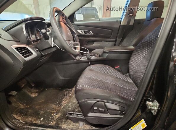 2GKFLSEK2H6111907 2017 GMC TERRAIN Black წინა სალონის ხედი