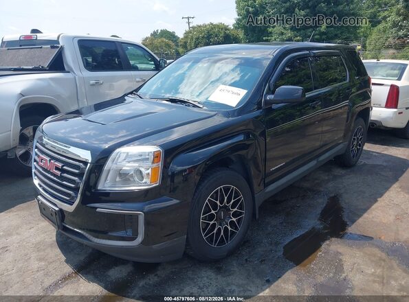 2GKFLSEK3G6122803 2016 GMC TERRAIN Black Vista tres cuartos delantera izquierda