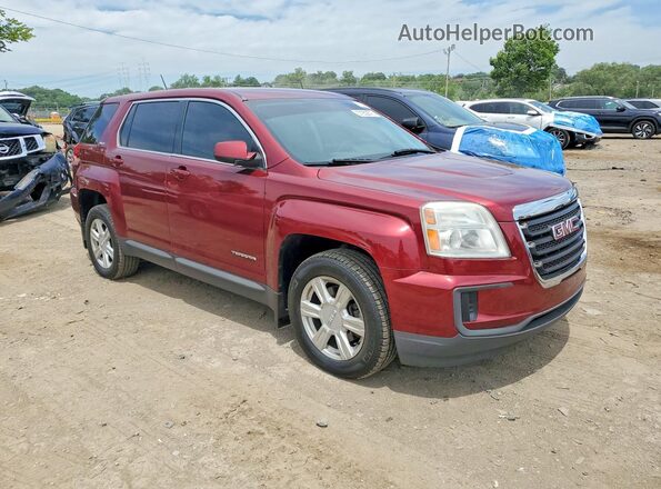2GKFLSEK3G6351434 2016 GMC TERRAIN Red წინა მარჯვენა