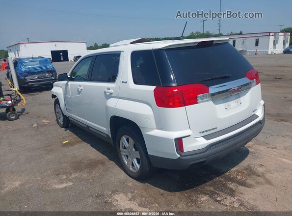 2GKFLSEK4G6170326 2016 GMC TERRAIN Белый Задняя левая четверть