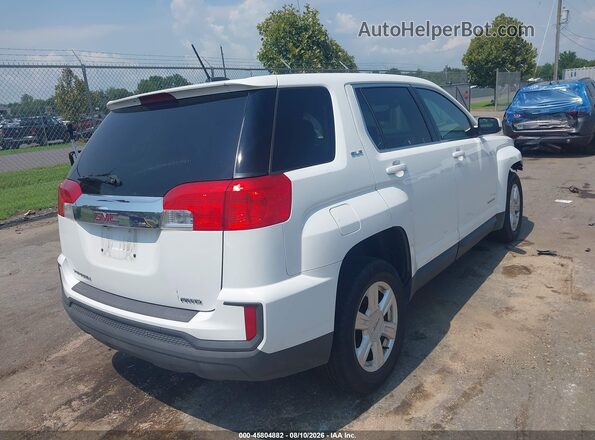 2GKFLSEK4G6170326 2016 GMC TERRAIN Белый Задняя правая четверть
