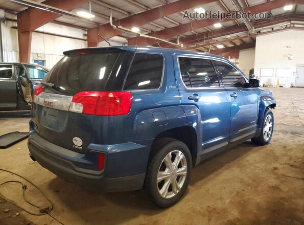 2GKFLSEK5H6225397 2017 GMC TERRAIN Blue Հետևի աջ