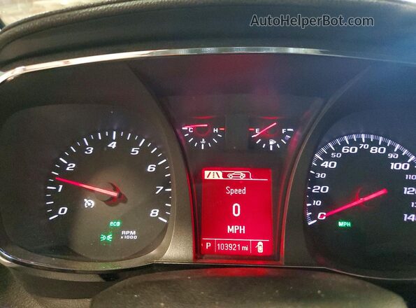 2GKFLSEK5H6225397 2017 GMC TERRAIN Blue Սարքավորումների վահանակի տեսք