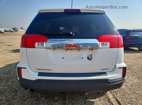 2GKFLSEK6H6252897 2017 GMC TERRAIN White Widok z tyłu