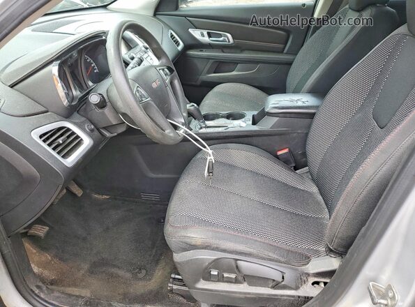 2GKFLSEK6H6282899 2017 GMC TERRAIN Серебряный Вид салона спереди