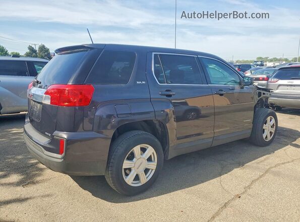 2GKFLSEK8G6283731 2016 GMC TERRAIN Black Հետևի աջ