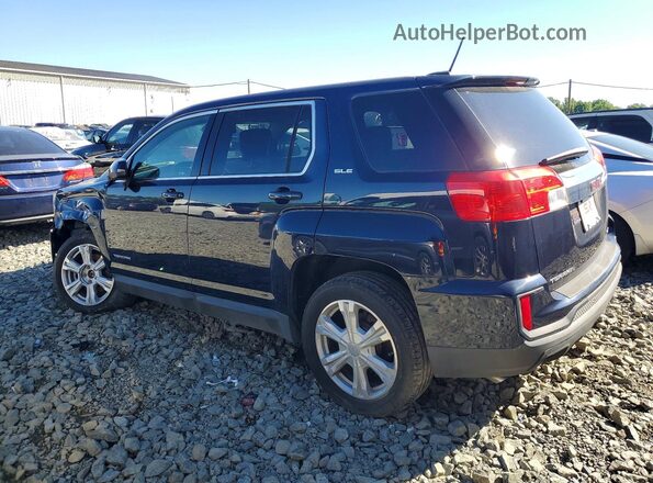 2GKFLSEK8H6310685 2017 GMC TERRAIN Blue Задня ліва чверть
