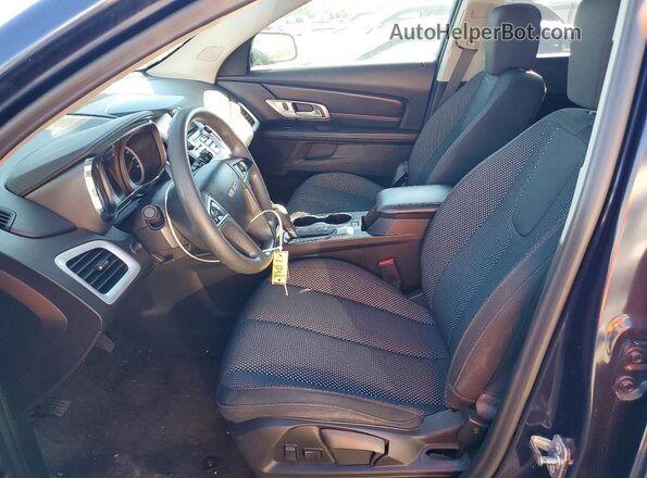 2GKFLSEK8H6310685 2017 GMC TERRAIN Blue Вид салону спереду