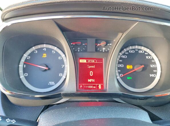 2GKFLSEK8H6310685 2017 GMC TERRAIN Blue Вид щитка приладів