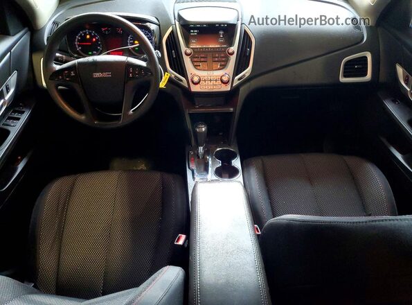 2GKFLSEKXH6154181 2017 GMC TERRAIN Черный Вид панели приборов