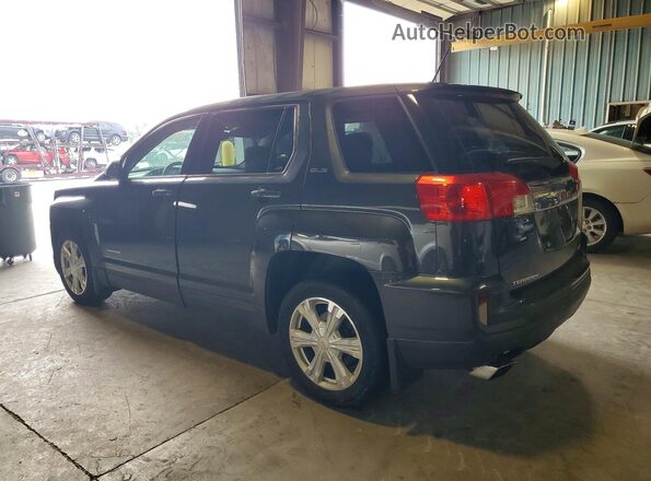 2GKFLSEKXH6154181 2017 GMC TERRAIN Черный Задняя левая четверть