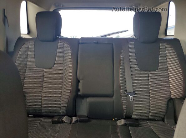 2GKFLSEKXH6350508 2017 GMC TERRAIN Silver უკანა სავარძლების ხედი
