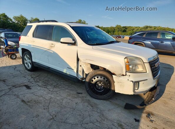 2GKFLTE30H6236094 2017 GMC TERRAIN White Front right