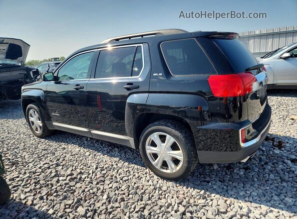 2GKFLTE33H6335055 2017 GMC TERRAIN Black Tył lewy