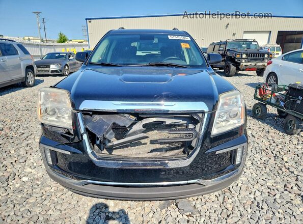 2GKFLTE33H6335055 2017 GMC TERRAIN Black Widok z przodu