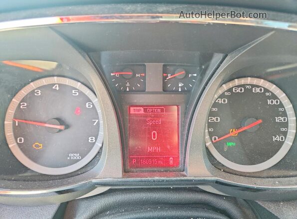 2GKFLTE33H6335055 2017 GMC TERRAIN Black Widok zestawu wskaźników