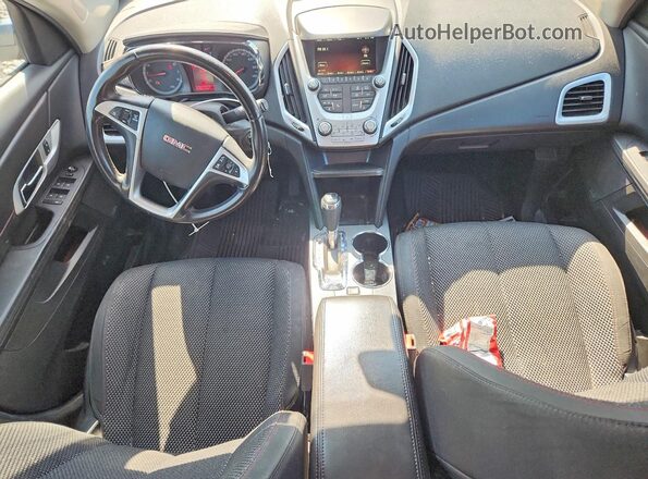 2GKFLTE33H6335055 2017 GMC TERRAIN Black Widok deski rozdzielczej
