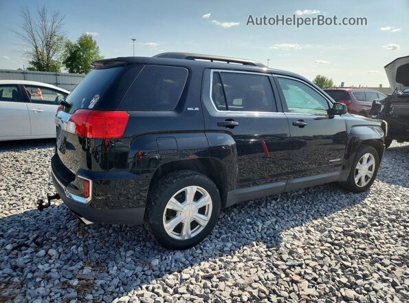 2GKFLTE33H6335055 2017 GMC TERRAIN Black Tył prawy