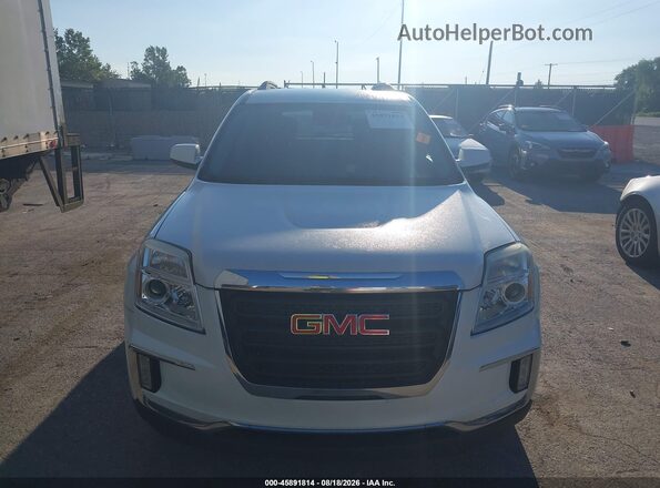 2GKFLTE34G6307120 2016 GMC TERRAIN Белый Вид щитка приборов