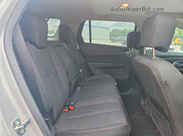 2GKFLTE39G6141872 2016 GMC TERRAIN Silver Rear seats view