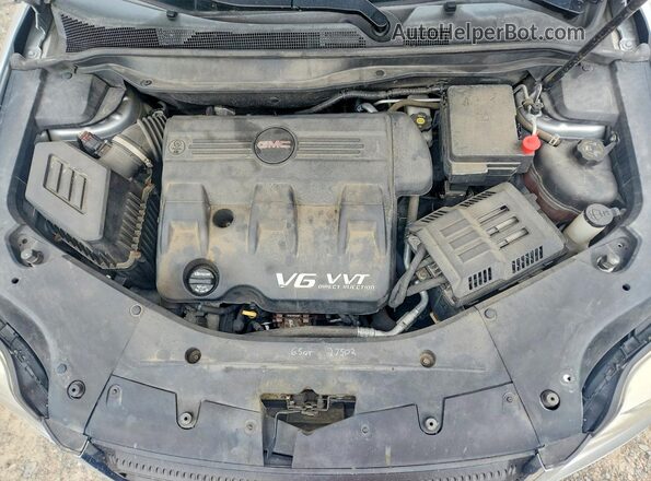 2GKFLTE39G6141872 2016 GMC TERRAIN Silver Rear interior view