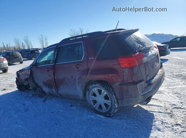 2GKFLTE39H6152680 2017 GMC TERRAIN Red Հետևի ձախ