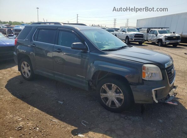 2GKFLTE39H6286850 2017 GMC TERRAIN Gray Przód prawy