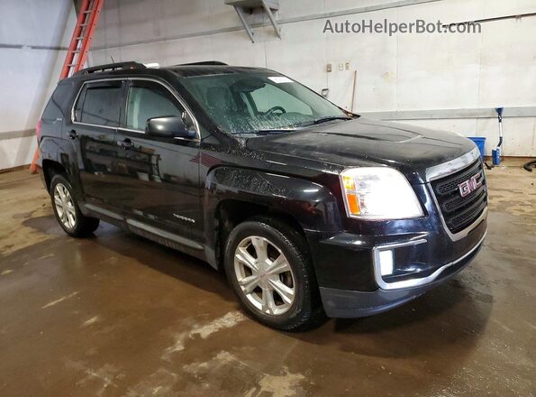 2GKFLTEK0H6330757 2017 GMC TERRAIN Black Առջևի վահանակի տեսք