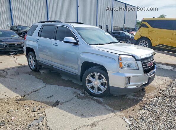 2GKFLTEK2H6349648 2017 GMC TERRAIN Серебряный Передняя правая четверть