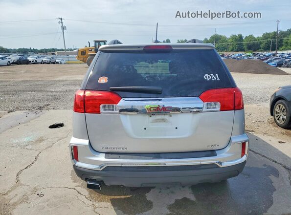 2GKFLTEK2H6349648 2017 GMC TERRAIN Серебряный Вид сзади