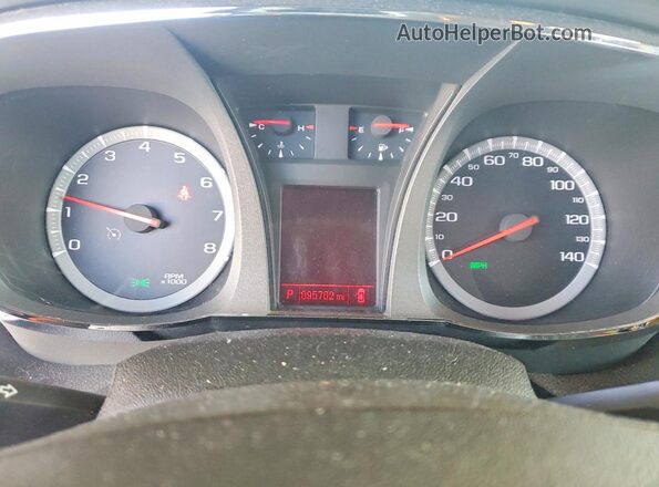 2GKFLTEKXG6104630 2016 GMC TERRAIN White Вид щитка приладів