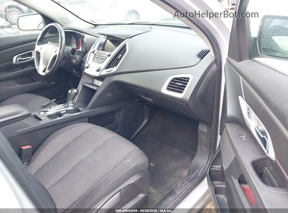 2GKFLTEKXH6196338 2017 GMC TERRAIN Silver წინა სალონის ხედი