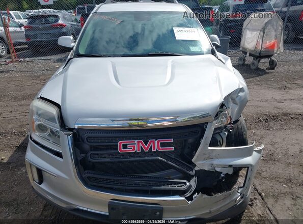 2GKFLTEKXH6196338 2017 GMC TERRAIN Silver ხელსაწყოთა პანელის ხედი
