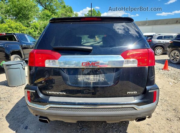 2GKFLUE30G6185037 2016 GMC TERRAIN Black Vista trasera