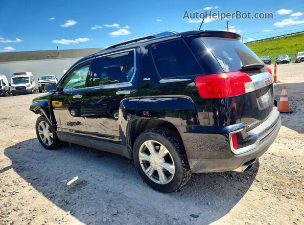 2GKFLUE30G6185037 2016 GMC TERRAIN Black Trasero izquierdo