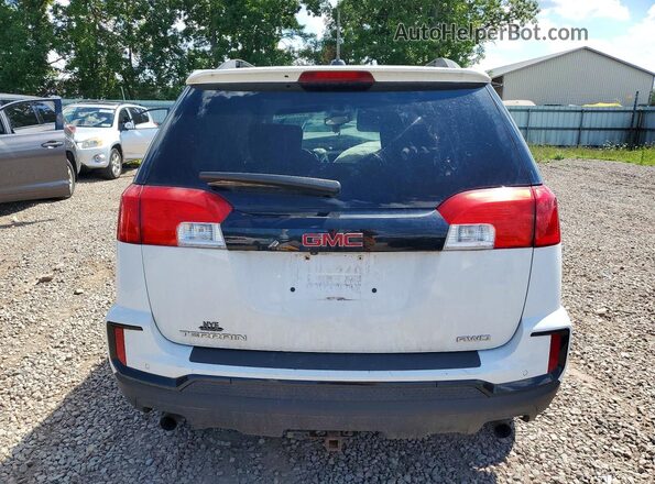 2GKFLUE32H6236992 2017 GMC TERRAIN White უკანა ხედი